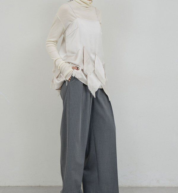  「フリンジサテンキャミ」|シャツ・ブラウス|