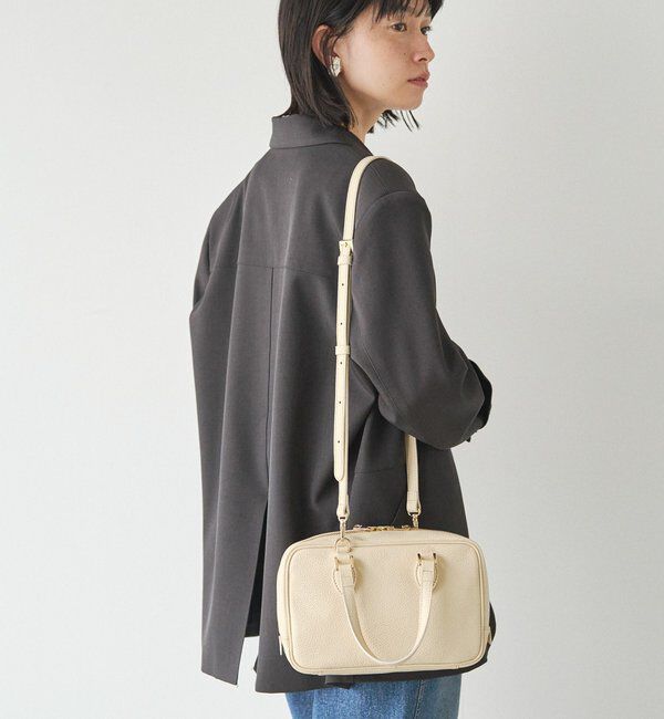  「レザー2WAYミニボストンバッグ」|ボストンバッグ|