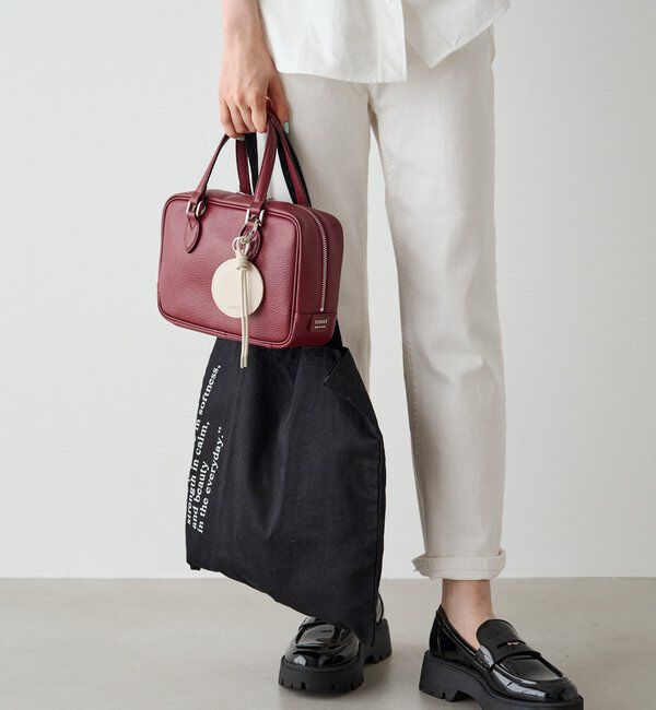  「レザー2WAYミニボストンバッグ」|ボストンバッグ|