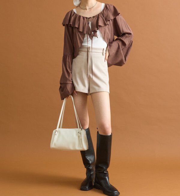  「ラッフルボレロブラウス」|シャツ・ブラウス|