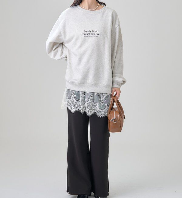  「miniロゴスウェット」|Tシャツ・カットソー|