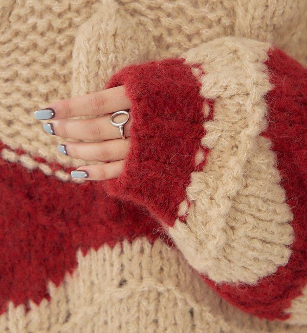  「ぽこぽこウェーブニット」|ニット・セーター|