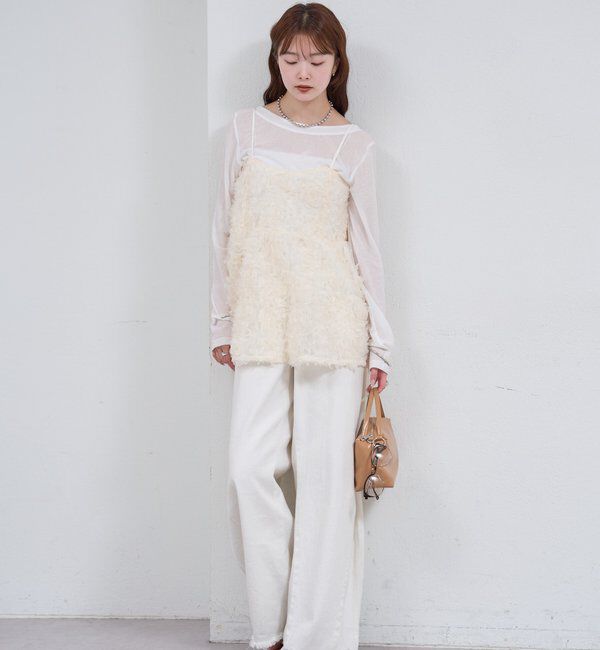  「フラワーチュールキャミチュニック」|シャツ・ブラウス|