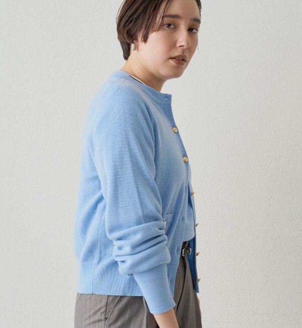  「ウールカシミヤニットカーデ」|ニット・セーター|
