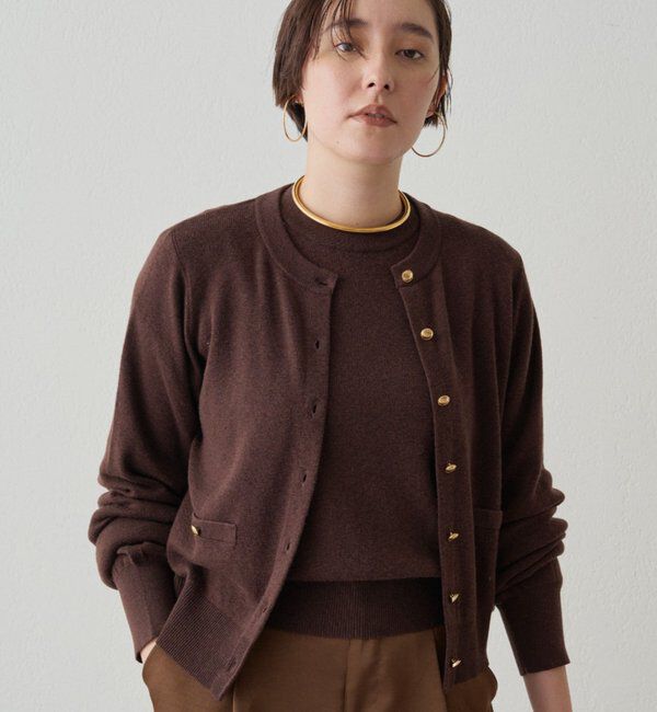  「ウールカシミヤニットカーデ」|ニット・セーター|
