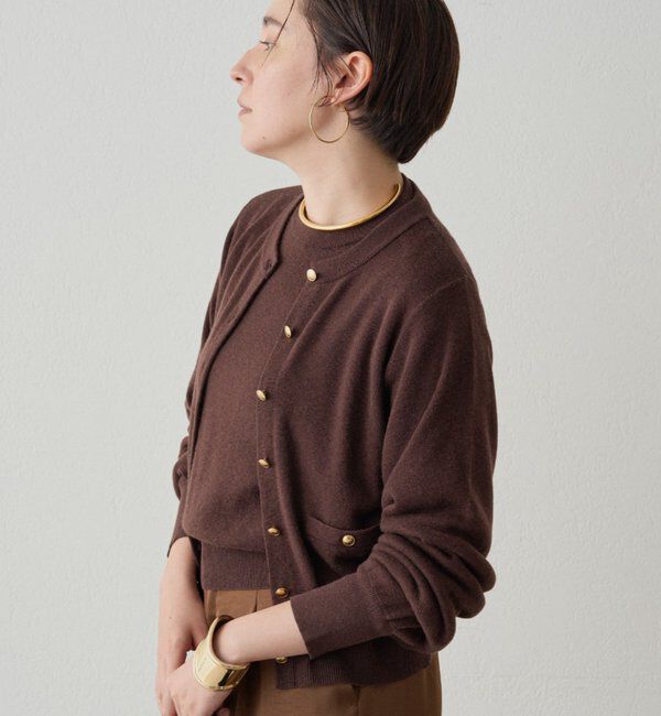  「ウールカシミヤニットカーデ」|ニット・セーター|