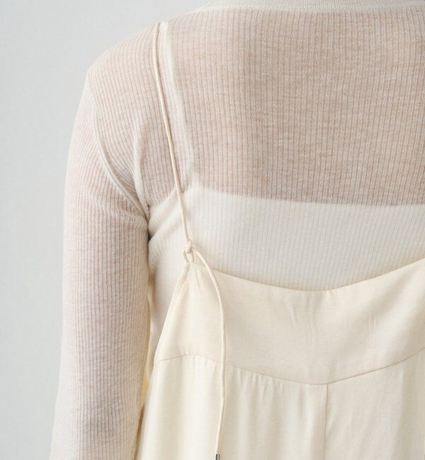  「レースサテンキャミオールインワン」|ワンピース|