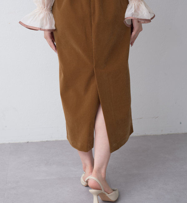  「【結婚式/ドレス/サイズ展開あり】配色シアーベアデザインワンピース」|ドレス|