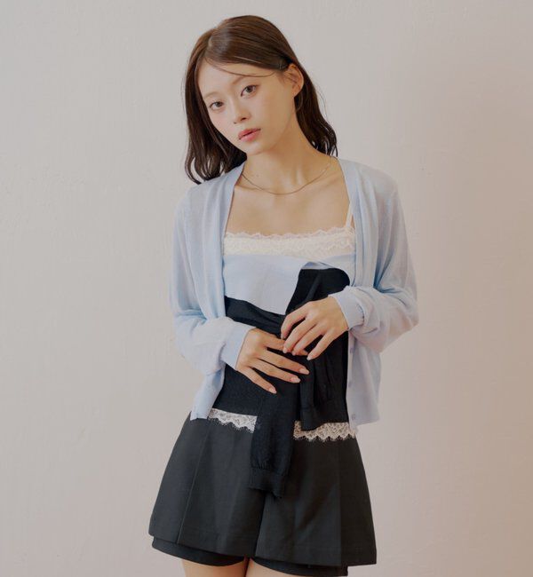  「シアーカーディガン+ねじりシャツドッキングベアセット」|カーディガン|