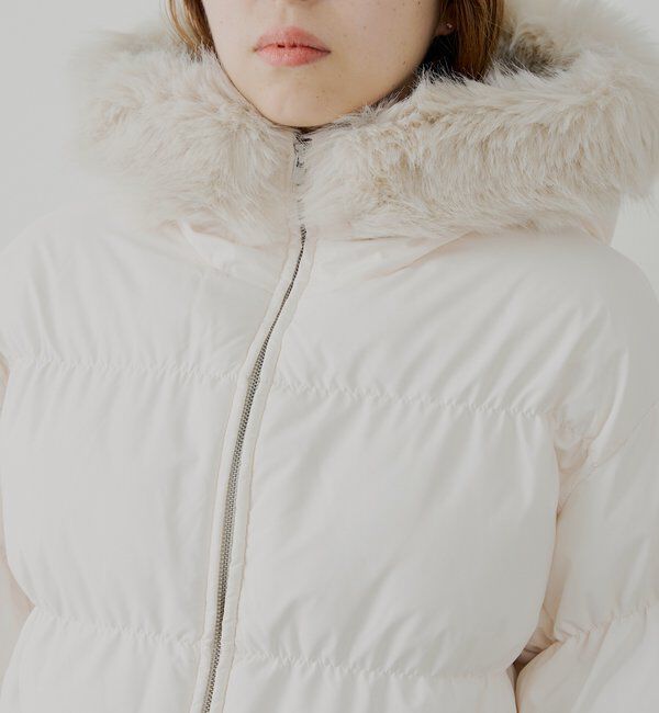  「【4色展開】ファー取り外しミドルルーズ中綿ブルゾン」|その他|