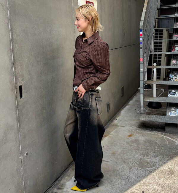  「パフスリーブギャザーブラウス」|シャツ・ブラウス|