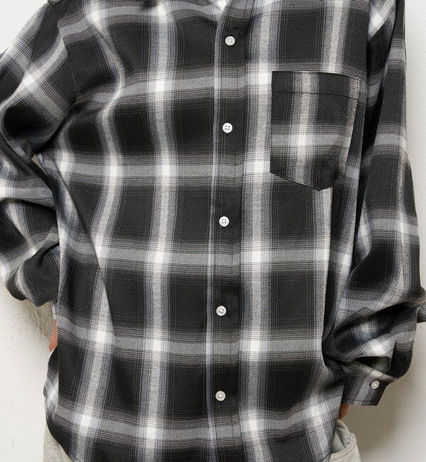  「KOOKYNオンブレチェックシャツ」|シャツ・ブラウス|
