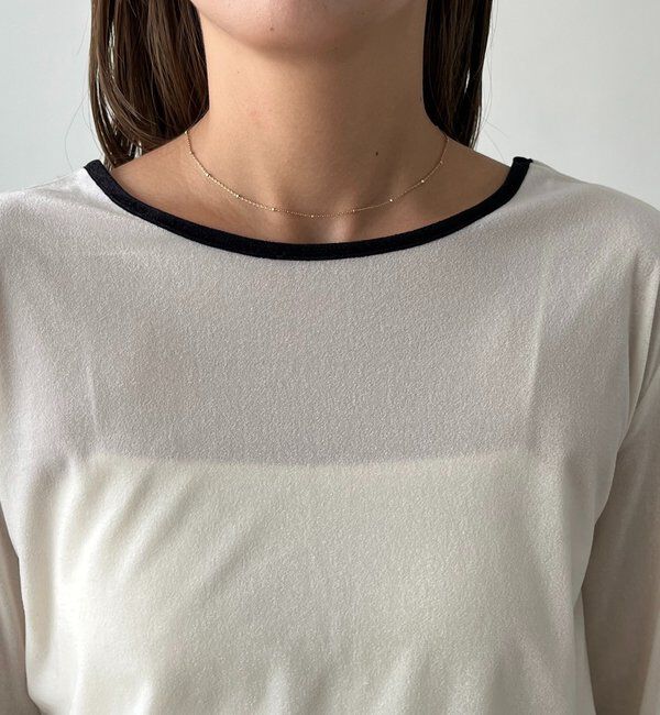  「【前後2WAY】ベロアリンガーTシャツ」|Tシャツ・カットソー|