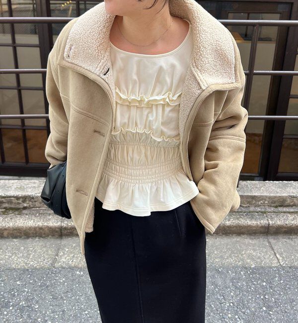  「スエードボアミドルコート」|その他|