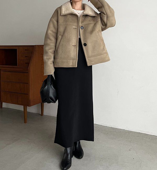  「スエードボアミドルコート」|その他|