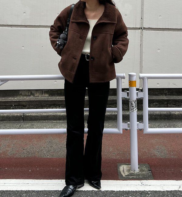  「スエードボアミドルコート」|その他|