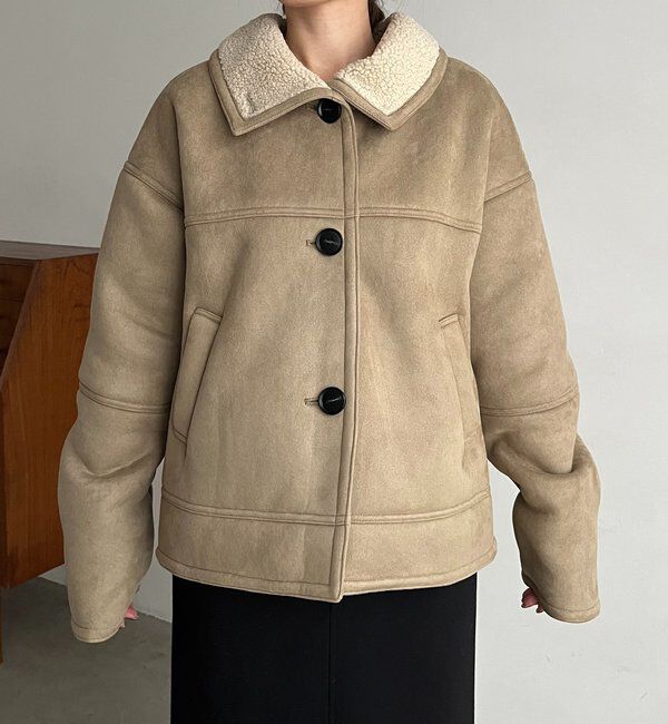  「スエードボアミドルコート」|その他|