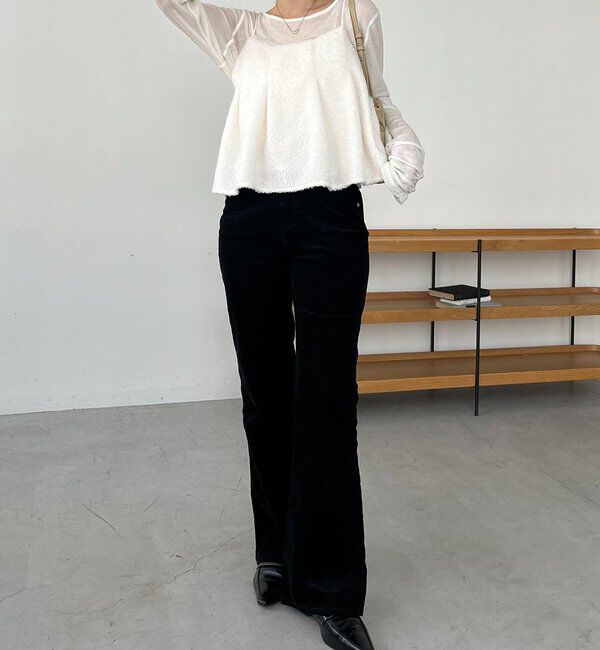  「ボアフレアキャミ」|シャツ・ブラウス|