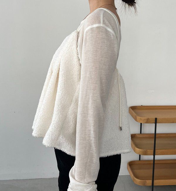  「ボアフレアキャミ」|シャツ・ブラウス|