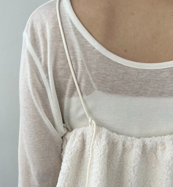  「ボアフレアキャミ」|シャツ・ブラウス|