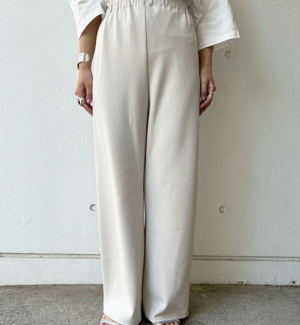  「ダブルクロスワイドパンツ」|チノ|