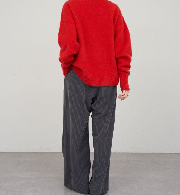  「ファーウールクルーネックニット」|ニット・セーター|