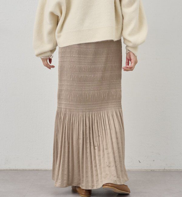  「プリーツマキシスカート」|スカート|