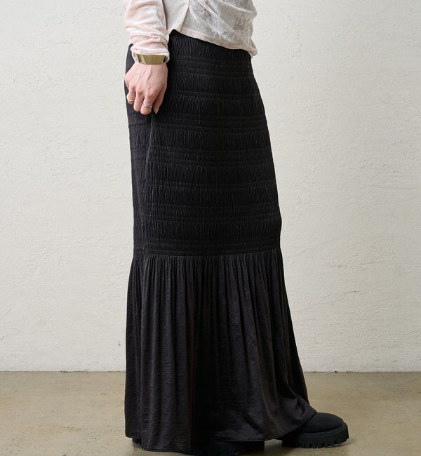  「プリーツマキシスカート」|スカート|