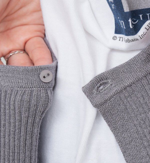  「ニットレイヤードパンツ」|チノ|