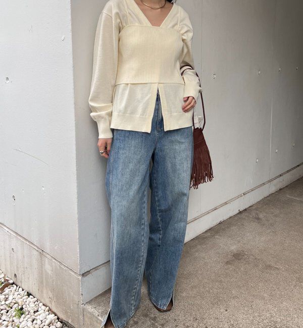  「ビスチェセットカーディガン」|カーディガン|