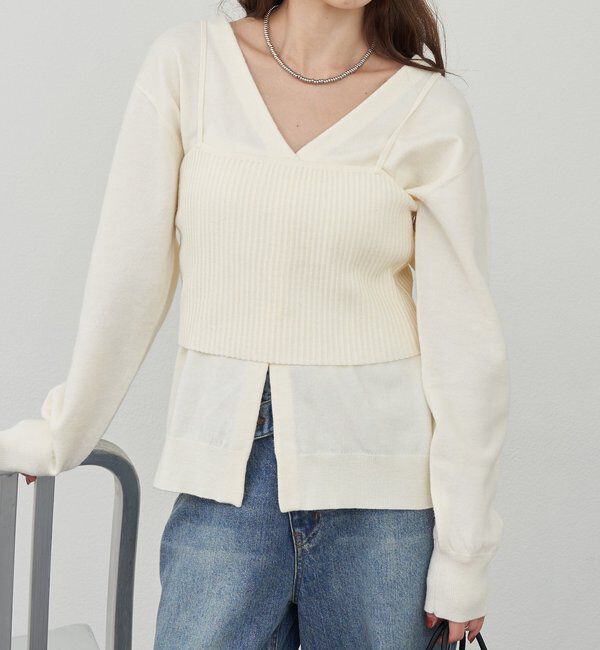  「ビスチェセットカーディガン」|カーディガン|