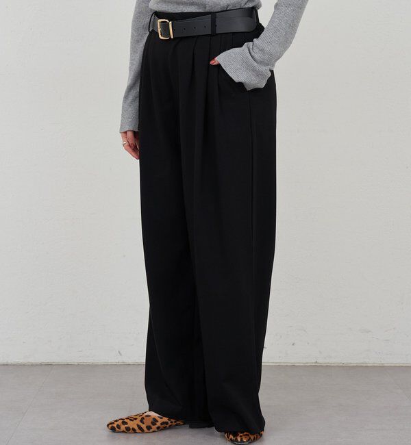  「【インフルエンサー＠tsuru00コラボ】3タックスラックスパンツ」|チノ|