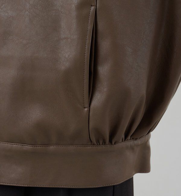  「フェイクレザーブルゾン」|ブルゾン・スタジャン|