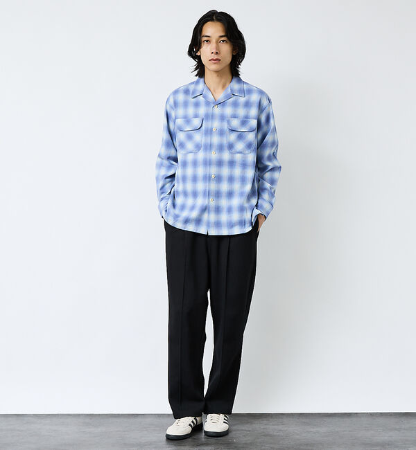 ABAHOUSE「【FORTUNA/フォルトゥナ】ツイルカットソーイージースラックス/スウェットパ」|スラックス|