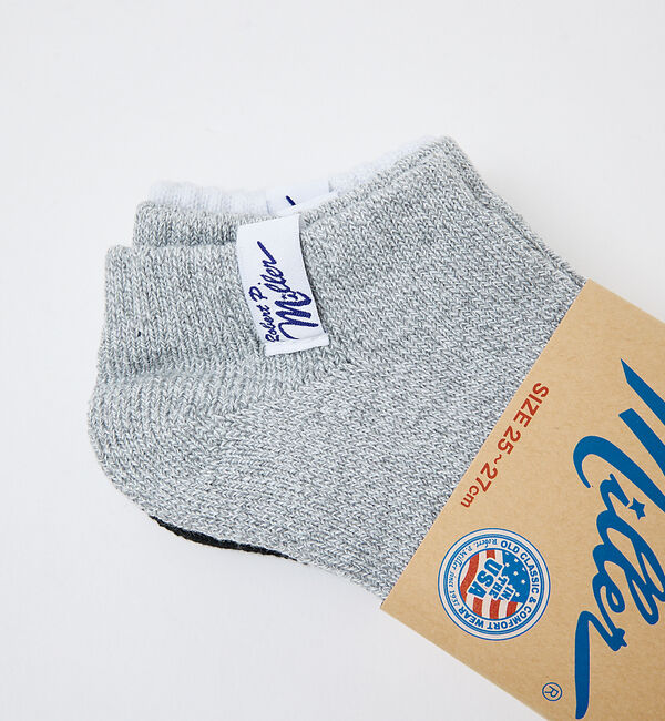 ABAHOUSE「【Robert P.Miller/ロバートピーミラー】3P 無地ソックス/アソー」|ソックス|