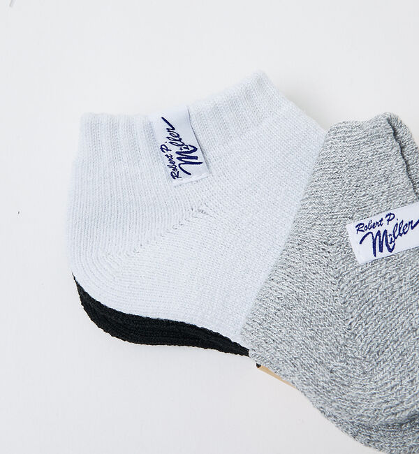 ABAHOUSE「【Robert P.Miller/ロバートピーミラー】3P 無地ソックス/アソー」|ソックス|