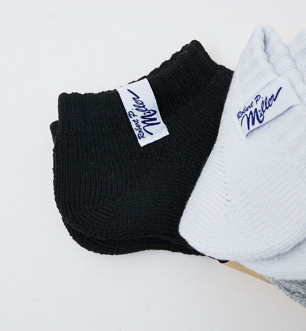 ABAHOUSE「【Robert P.Miller/ロバートピーミラー】3P 無地ソックス/アソー」|ソックス|