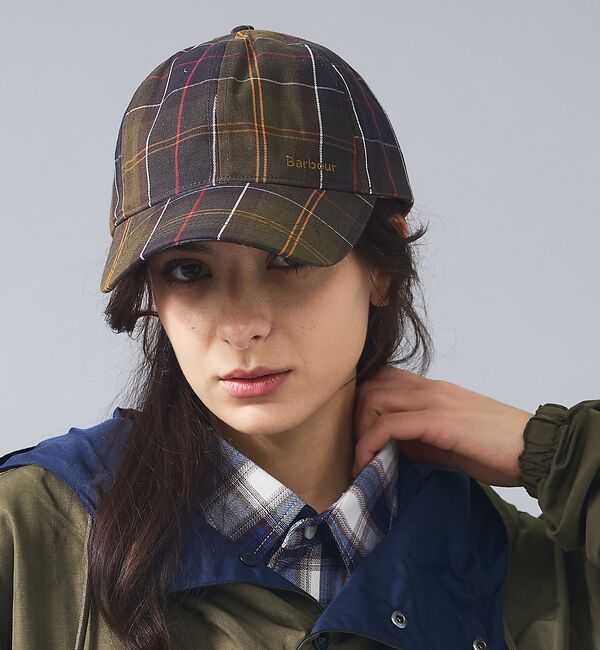 ABAHOUSE「【Barbour / バブアー】TELFIELD TARTAN CAP / テル」|その他|ブラウン系その他1