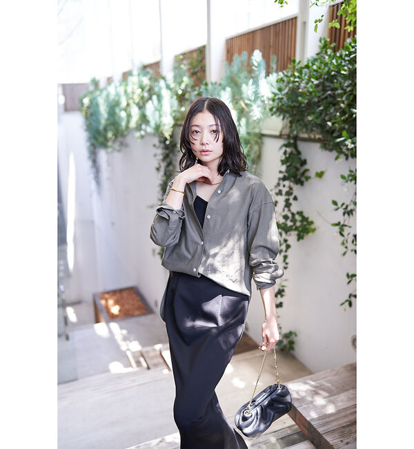 Rouge vif「綿麻レギュラー ナチュラルシャツ」|シャツ・ブラウス|