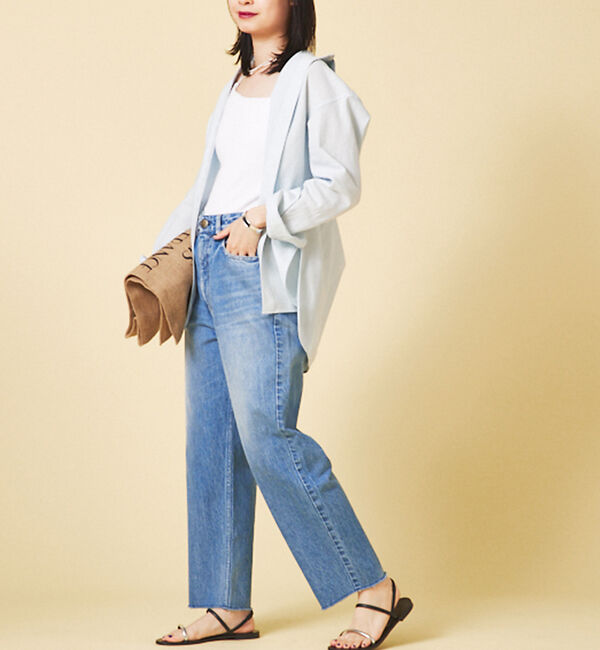 Rouge vif「綿麻レギュラー ナチュラルシャツ」|シャツ・ブラウス|