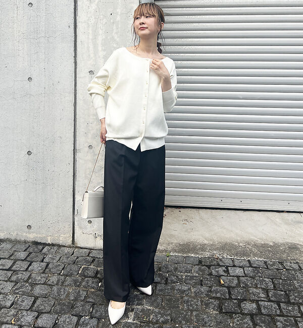 Rouge vif「スムース2WAYパールニット」|ニット・セーター|