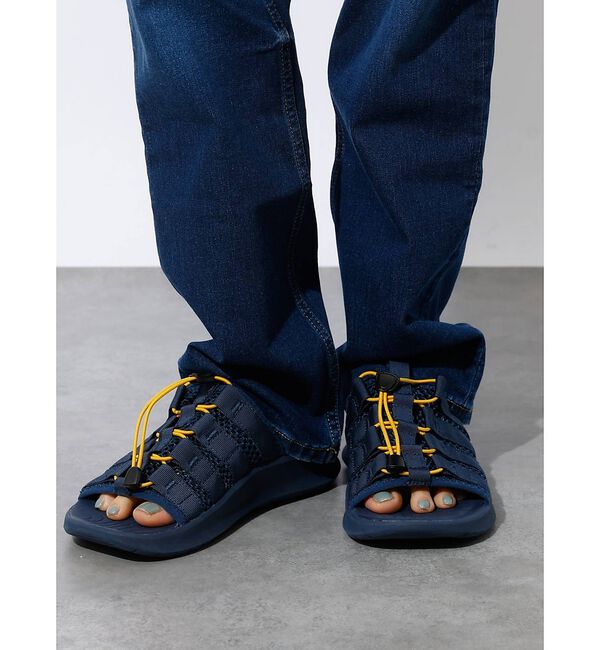 Rouge vif「【BUMPY / バンピー】バンピー パッカブル / PACKABLE / リカ」|サンダル|ネイビー