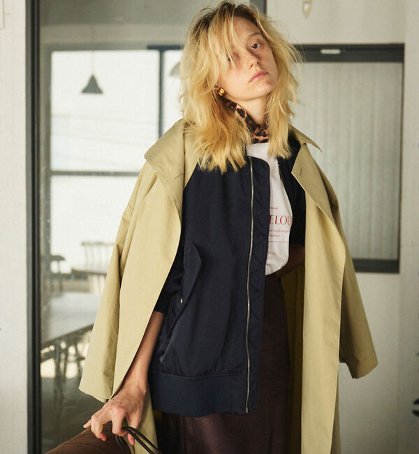 Rouge vif「【高機能中綿使用】ミリタリーブルゾン」|ブルゾン・スタジャン|