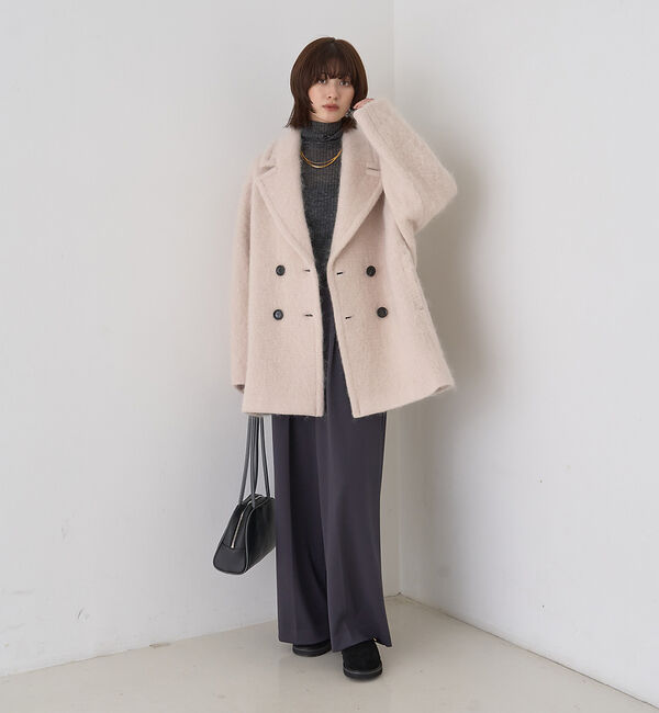 Rouge vif「【人気追加】ストレッチダンボールタックワイドパンツ」|その他|