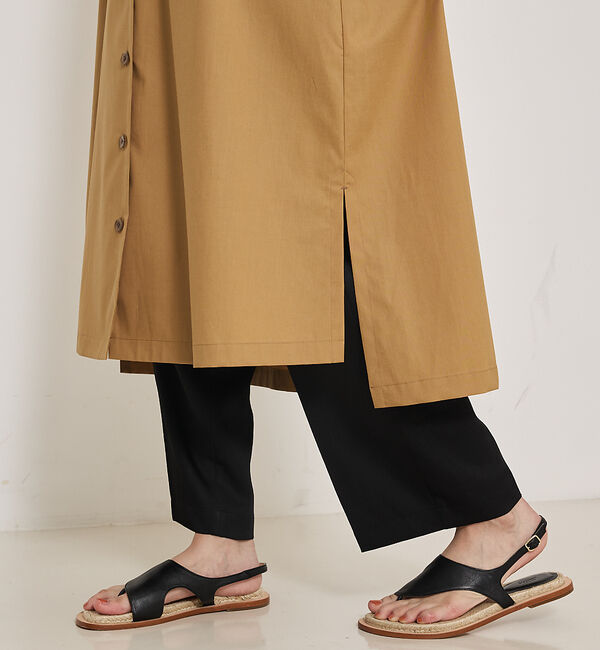 qualite「ダンプシャツワンピース」|ワンピース|