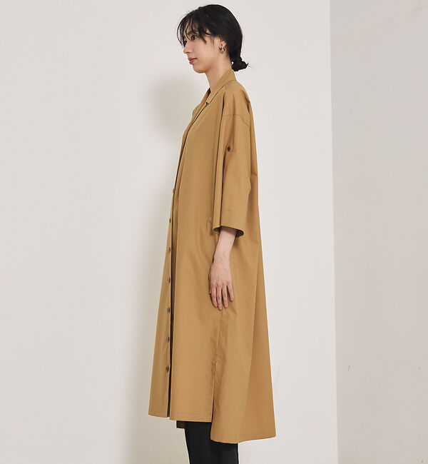 qualite「ダンプシャツワンピース」|ワンピース|