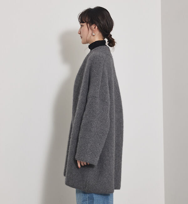 qualite「【CLASSY.お仕事名品Award受賞】フォックスウールガウン」|カーディガン|