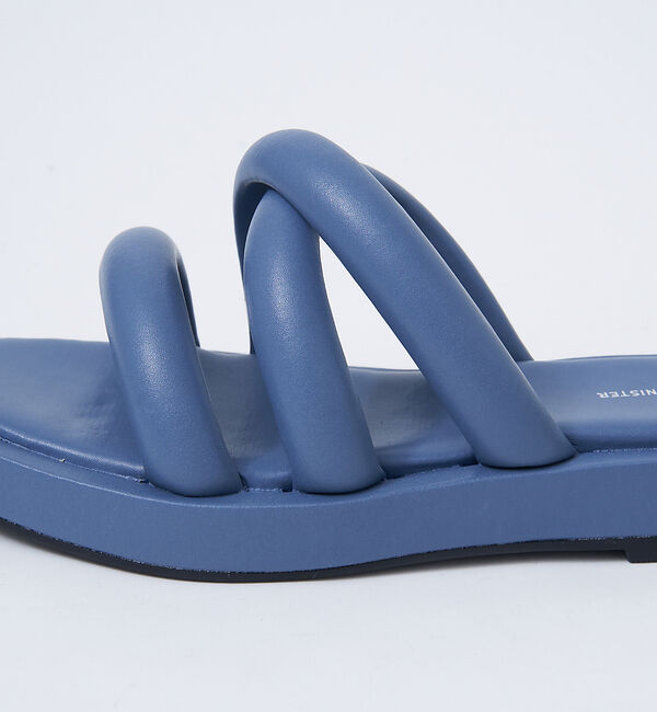 AU BANNISTER「【WEB限定】厚底 チューブ クッション フラット サンダル」|サンダル|