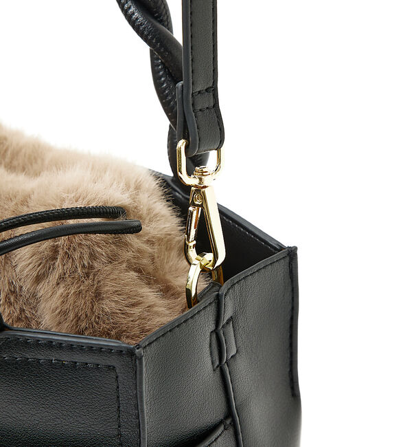 LOWELL things「TWISTE/ダブルポケットファー2WAYトート M」|ショルダー・メッセンジャー|