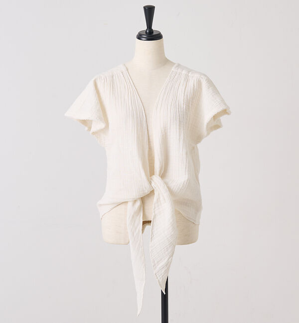 The Store by C' 「【ANAAK】リボンブラウス」|シャツ・ブラウス|アイボリー